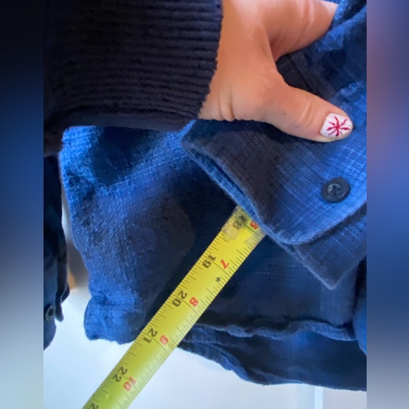 Pendleton Medium Flannel Blue Navy Mens Medium - Picture 10 of 12